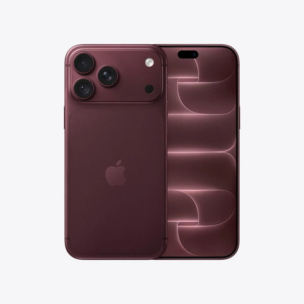 iPhone 18 Pro Max - Burgundy frente e verso