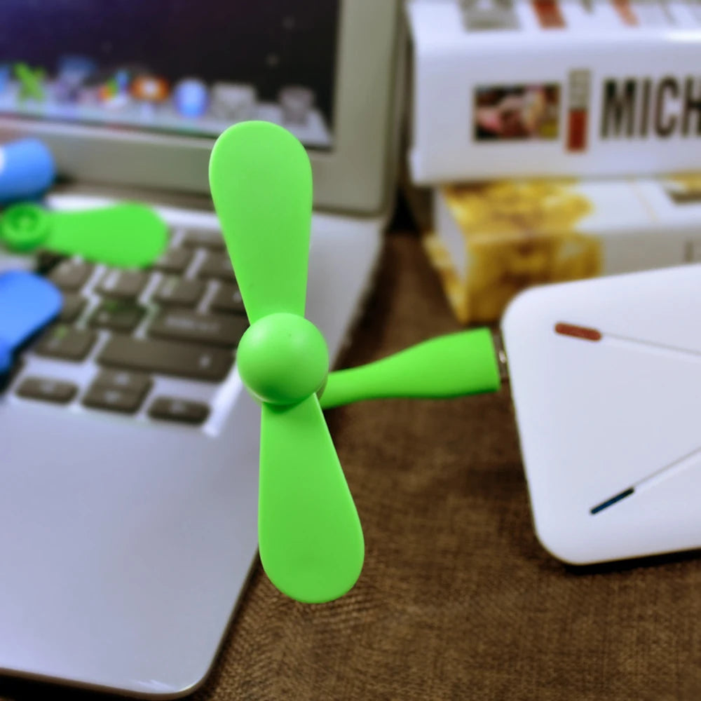 Mini Ventilador USB Portátil Flexível