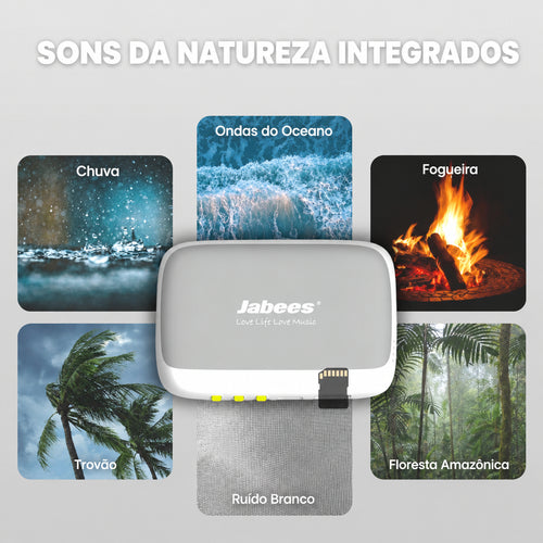 Caixa de Som Bluetooth Jabees PEACE — vista lateral (imagem 10 de 15)