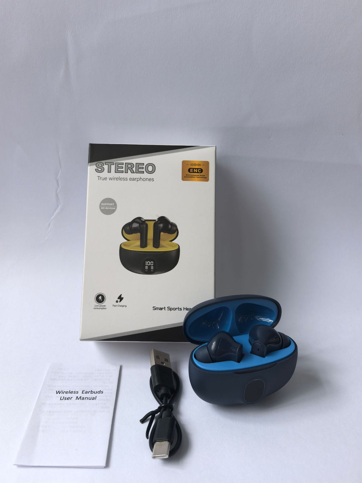 Fone TWS 895B Sem Fio — Bluetooth In-Ear Gamer com Baixa Latência