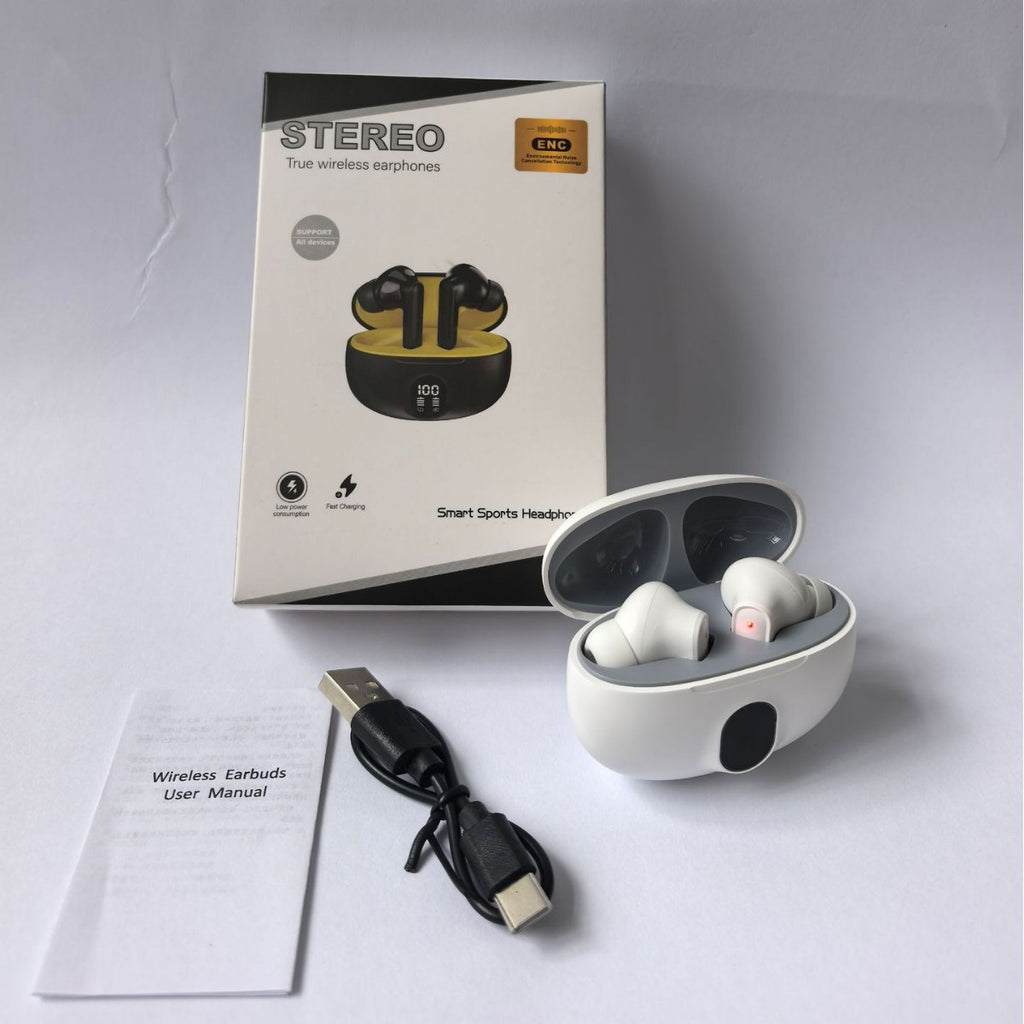Fone TWS 895B Sem Fio — Bluetooth In-Ear Gamer com Baixa Latência