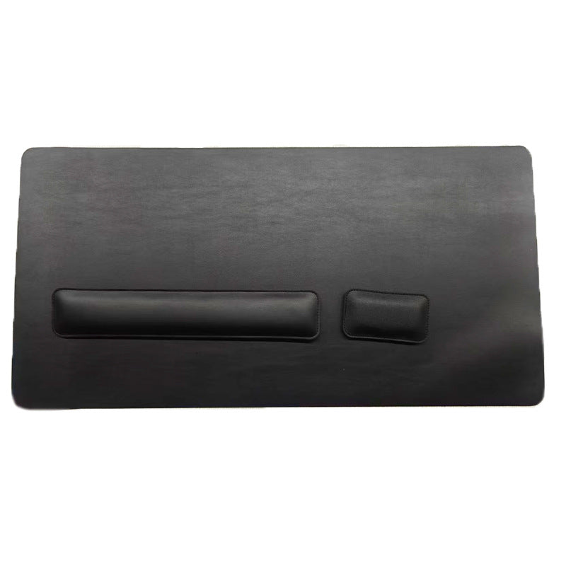 Mouse Pad Gigante de Couro com Apoio de Pulso para Teclado — Escritório