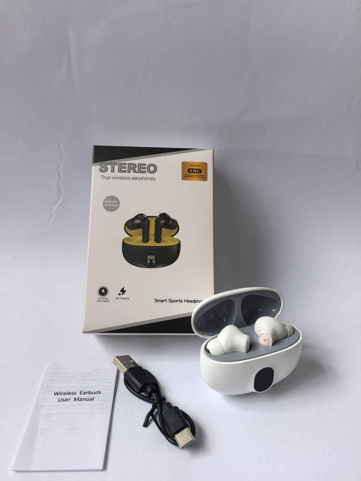 Fone TWS 895B Sem Fio — Bluetooth In-Ear Gamer com Baixa Latência