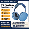Fone Bluetooth P9 Pro Max Sem Fio com Cancelamento de Ruído