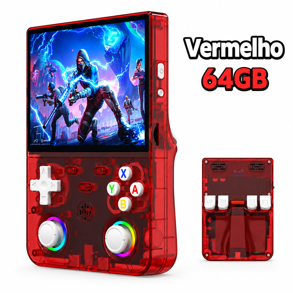 Console Portátil Retrô R36 Ultra X – Wi-Fi, Tela IPS 4.5", +40.000 Jogos