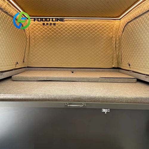 Barraca Camper Pop-Up para Caçamba 4x4 — Janelas Respiráveis, Off-Road — vista lateral (imagem 2 de 6)