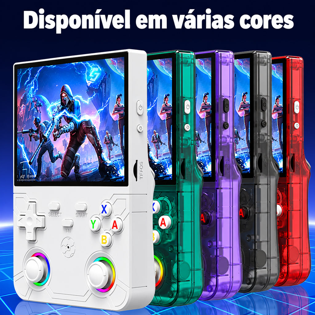Console Portátil Retrô R36 Ultra X – Wi-Fi, Tela IPS 4.5", +40.000 Jogos