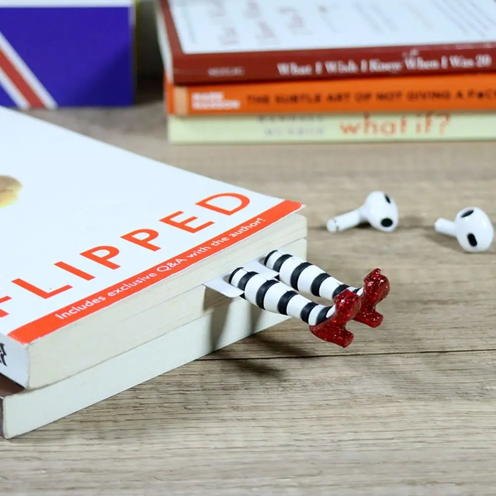 Marcador de Livro 3D Artesanal — Salto Alto Estiloso