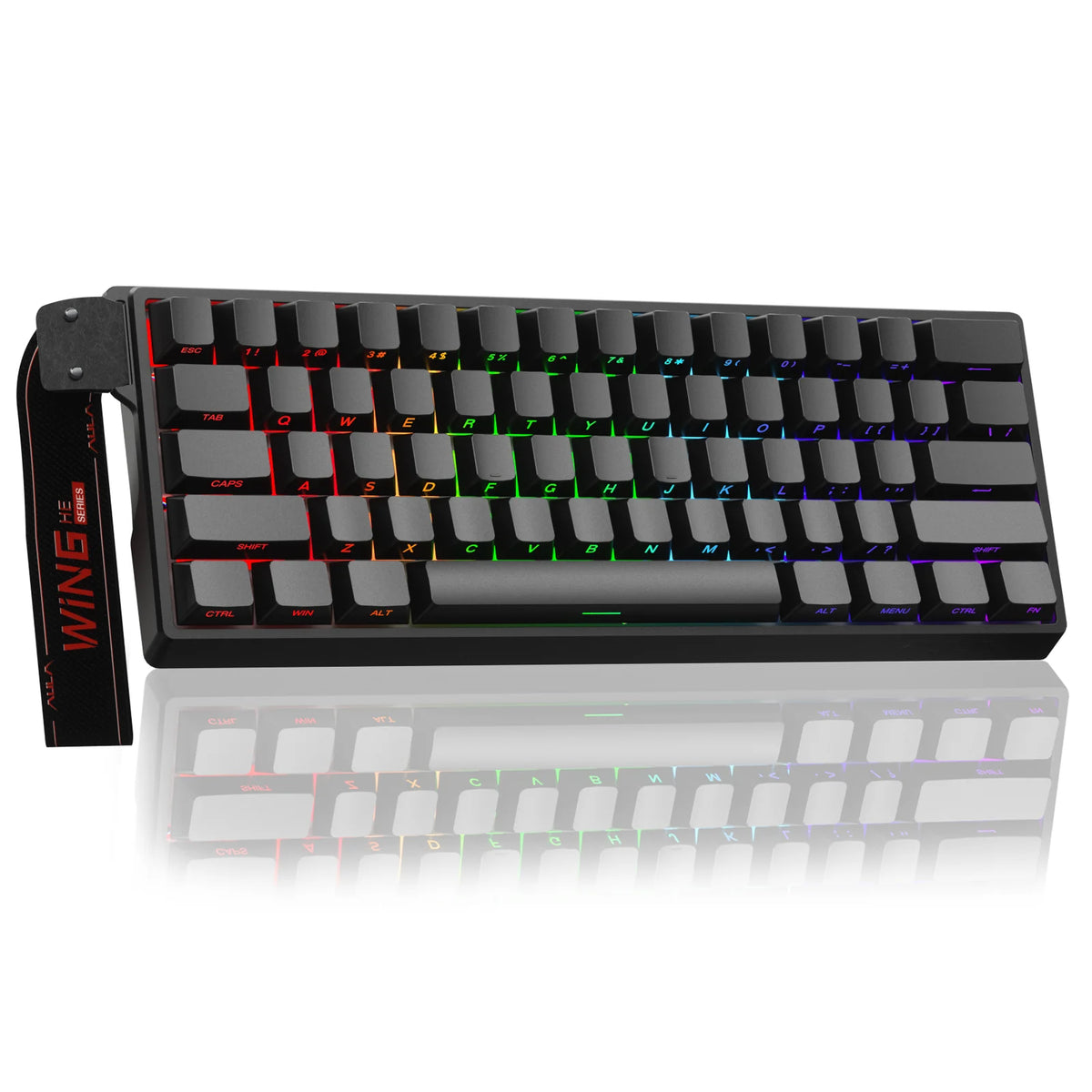 Teclado Gamer AULA WIN60 HE Pro MAX — Hall Effect Magnético 8000Hz Hot-Swap