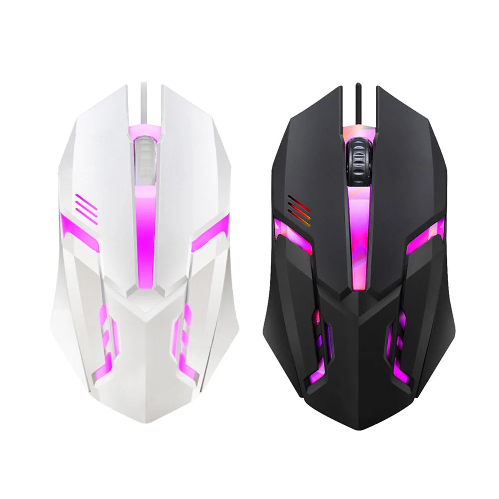 Mouse Gamer USB com LED Colorido — 5000 DPI
