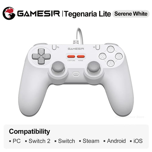 Controle GameSir Tegenaria Lite — Retrô com Fio Hall Effect para PC e Switch