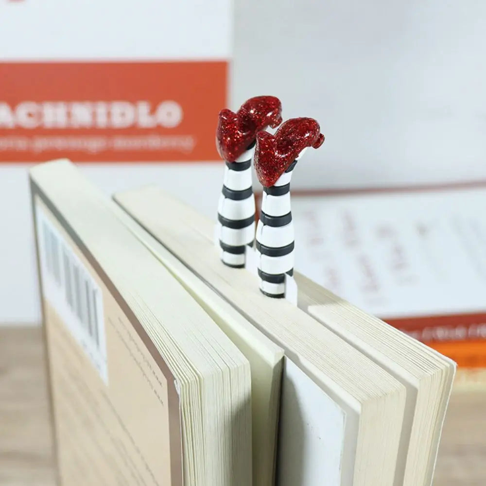 Marcador de Livro 3D Artesanal — Salto Alto Estiloso