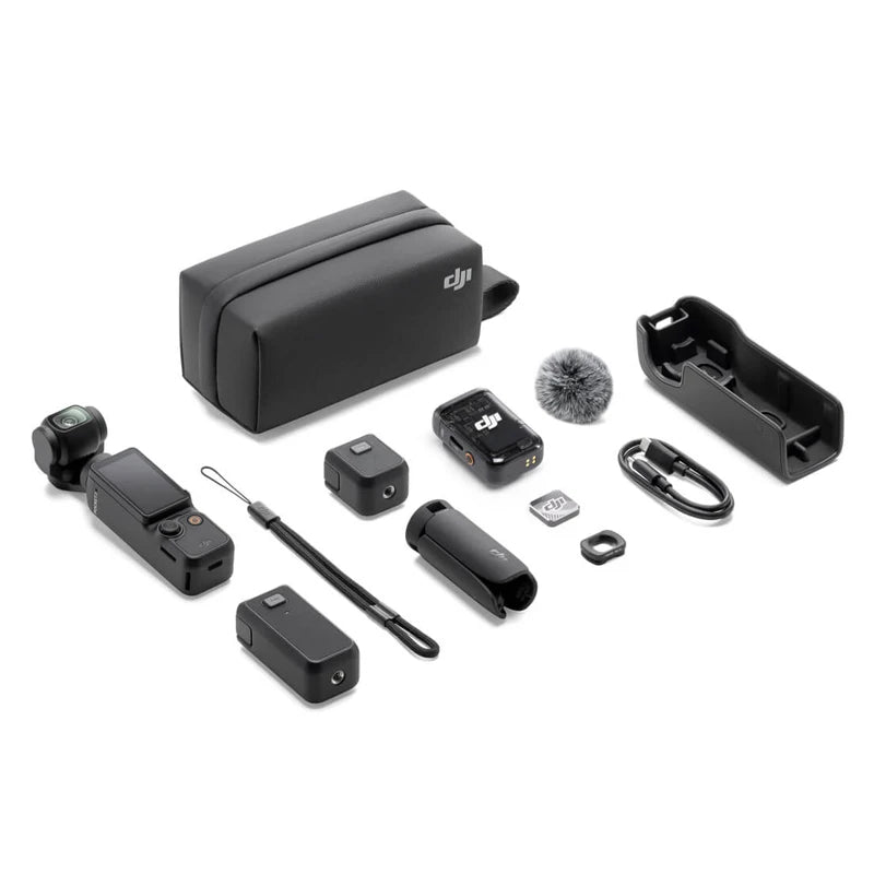 Câmera Gimbal DJI Osmo Pocket 3 4K com Estabilização de 3 Eixos