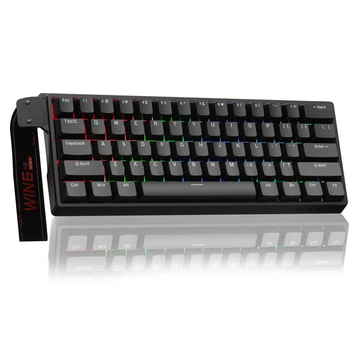 Teclado Gamer AULA WIN60 HE Pro MAX — Hall Effect Magnético 8000Hz Hot-Swap