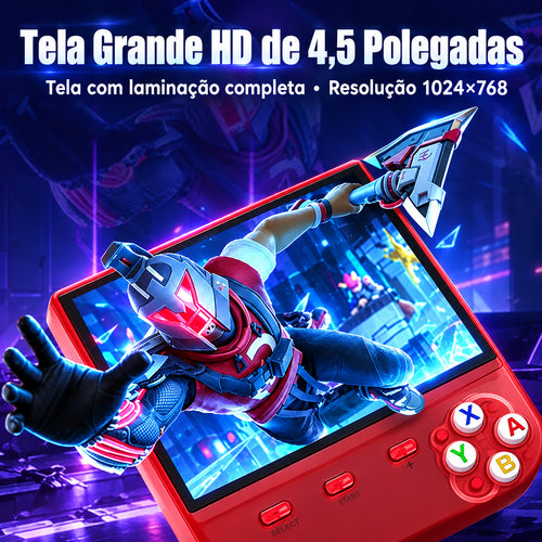 Console Portátil Retrô R36 Ultra X – Wi-Fi, Tela IPS 4.5", +40.000 Jogos