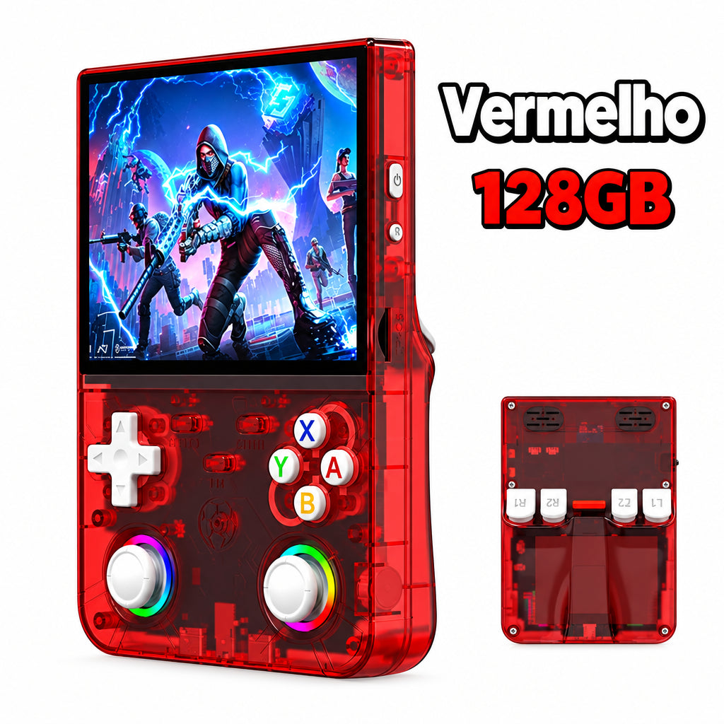 Console Portátil Retrô R36 Ultra X – Wi-Fi, Tela IPS 4.5", +40.000 Jogos
