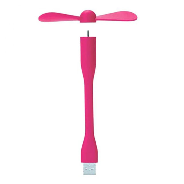 Mini Ventilador USB Portátil Flexível