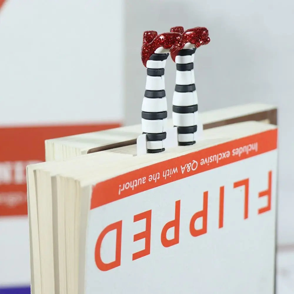 Marcador de Livro 3D Artesanal — Salto Alto Estiloso