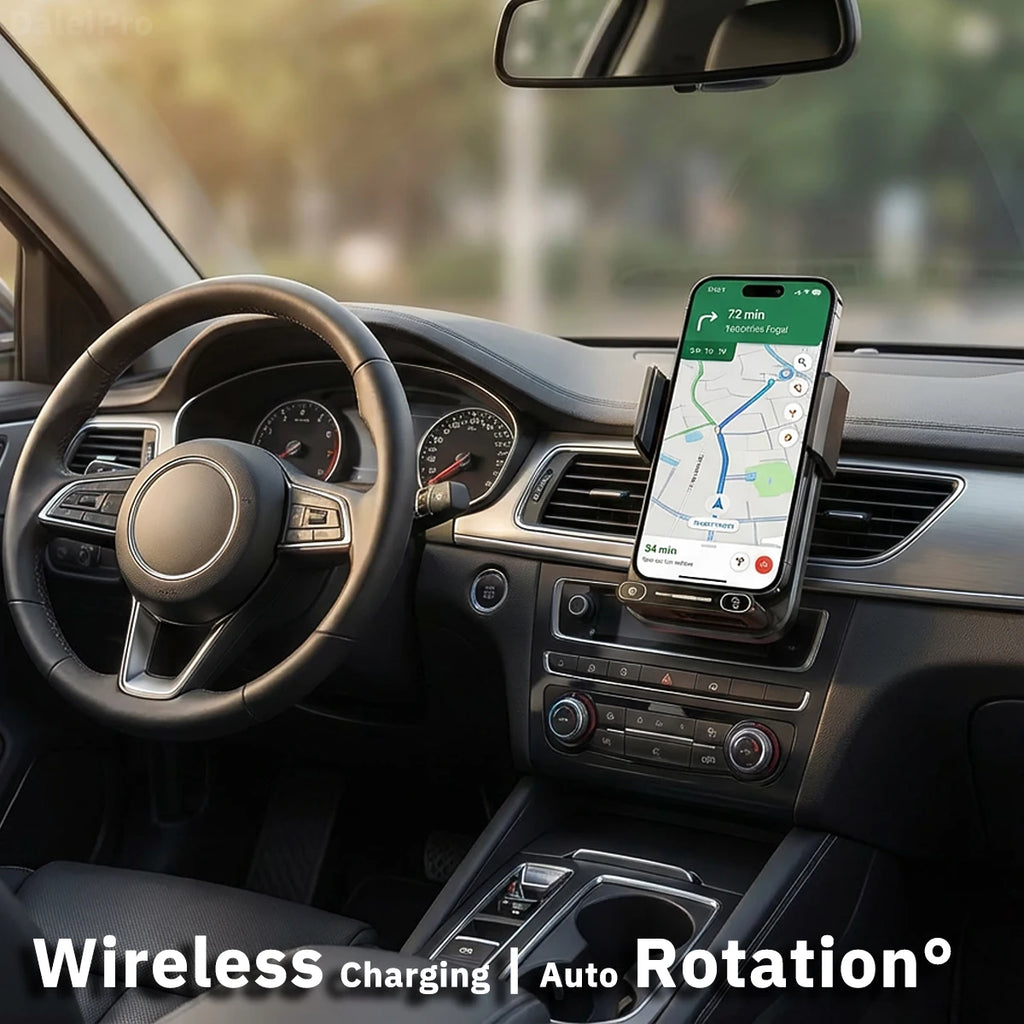 Suporte Veicular com Carregamento Sem Fio 15W Auto Sensor