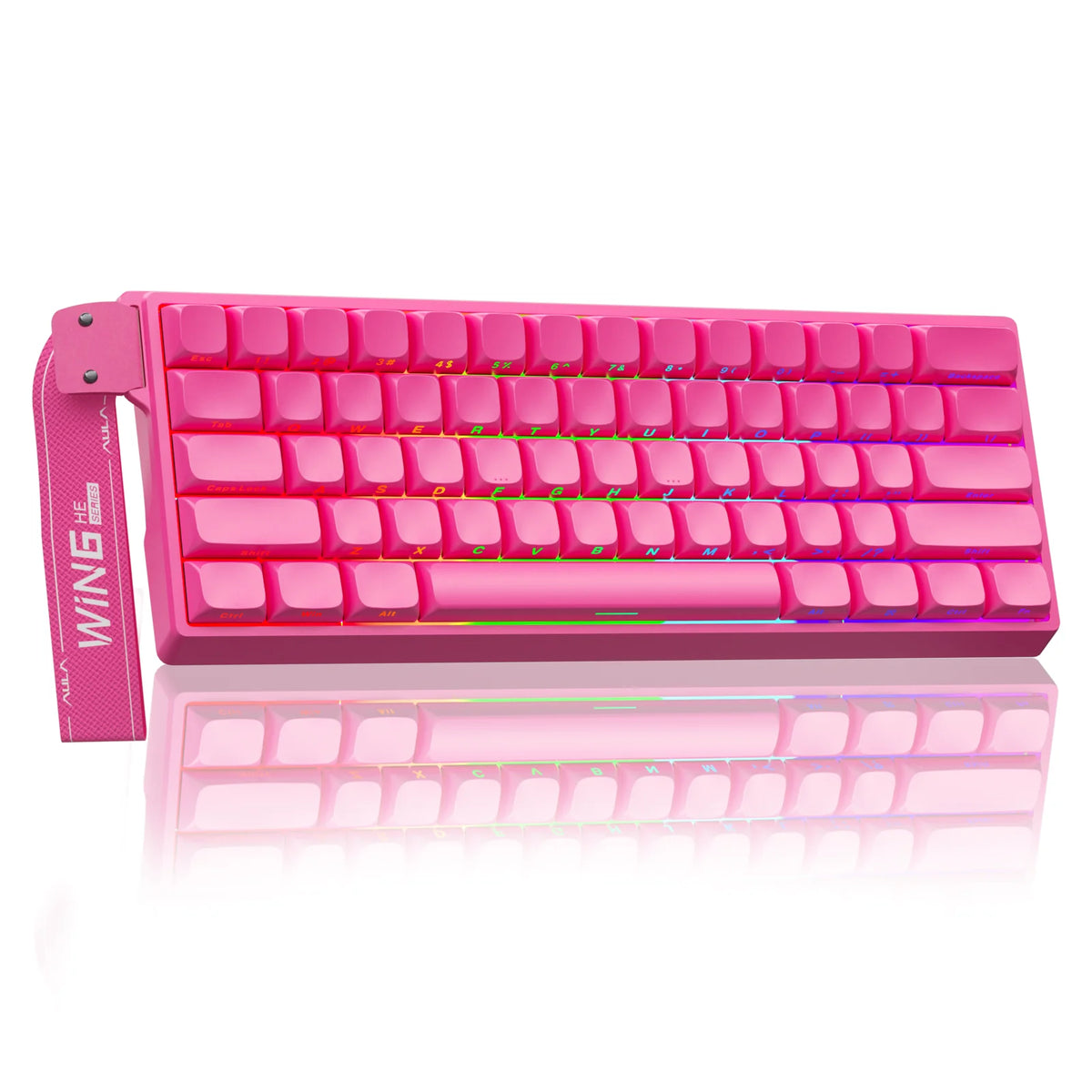 Teclado Gamer AULA WIN60 HE Pro MAX — Hall Effect Magnético 8000Hz Hot-Swap
