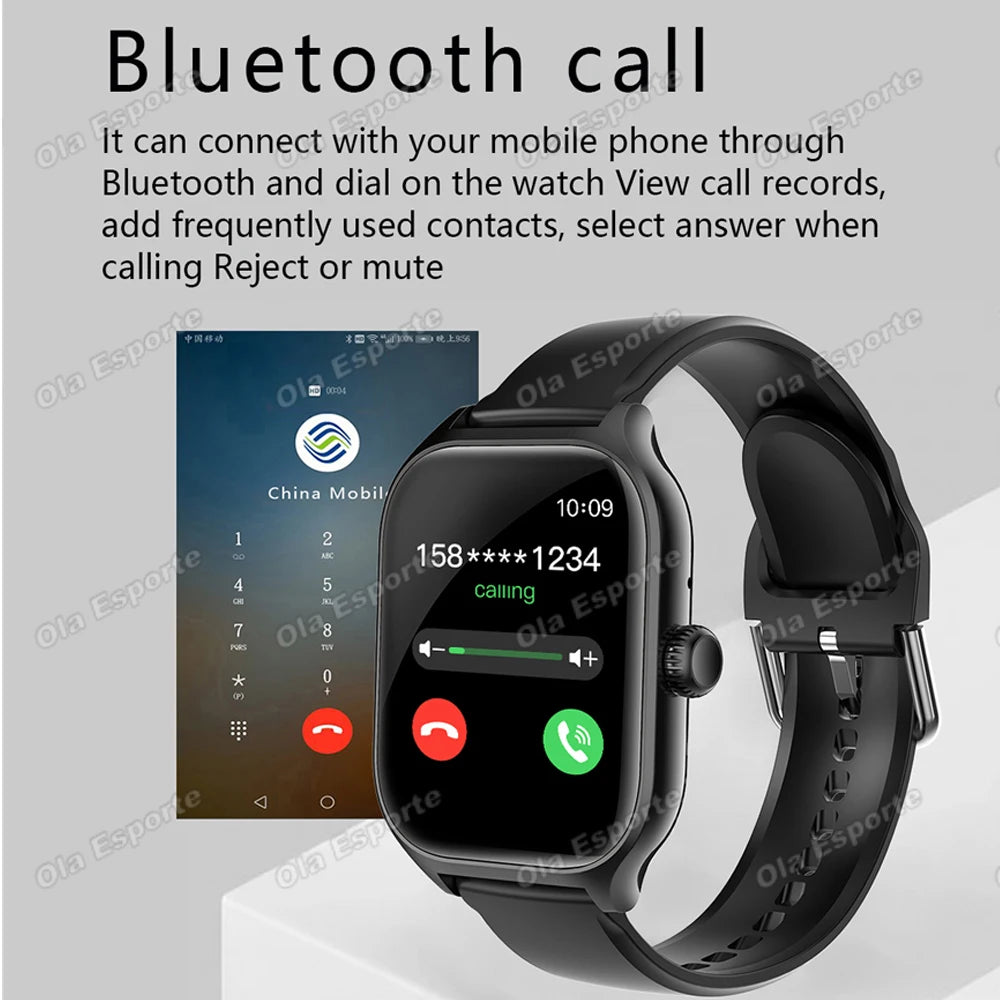 Smartwatch Ola Esporte 2.01'' AMOLED com GPS e Chamadas Bluetooth