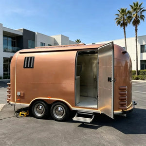 Food Truck Trailer Completo — Aço Inox, Certificado DOT/CE, 1 Ano de Garantia