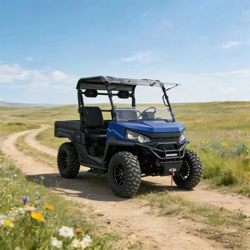 UTV 4x4 1000cc a Gasolina — Side-by-Side Pesado para Fazenda e Montanha — vista frontal (imagem 1 de 6)