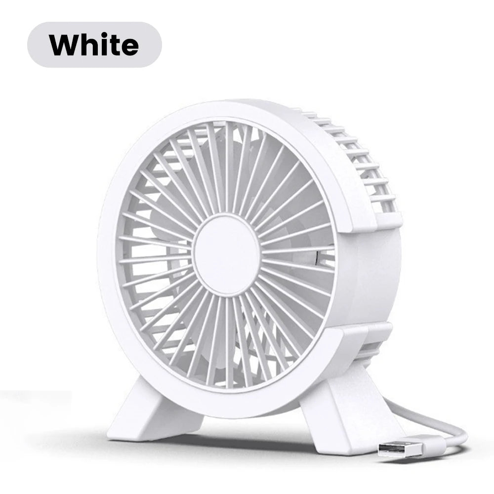 Mini Ventilador de Mesa USB Silencioso
