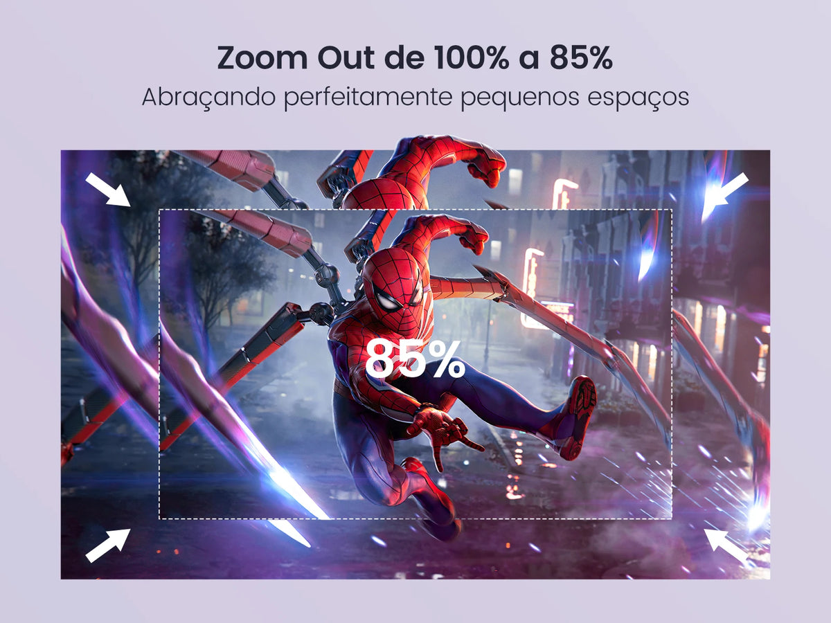 Projetor Portátil Wimius L1 1080P Android 11 Wi-Fi Bluetooth