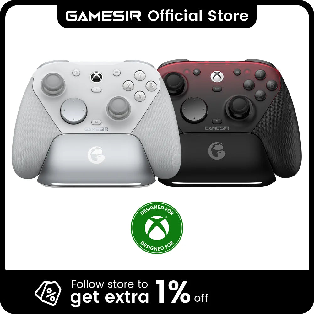 Controle GameSir G7 Pro para Xbox — Hall Effect, Giroscópio 6 Eixos e 1000Hz
