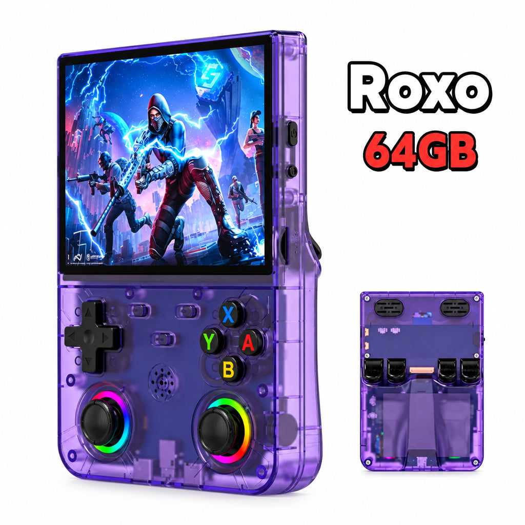 Console Portátil Retrô R36 Ultra X – Wi-Fi, Tela IPS 4.5", +40.000 Jogos