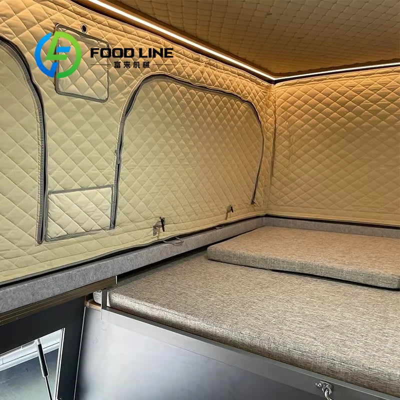 Barraca Camper Pop-Up para Caçamba 4x4 — Janelas Respiráveis, Off-Road — vista traseira (imagem 3 de 6)