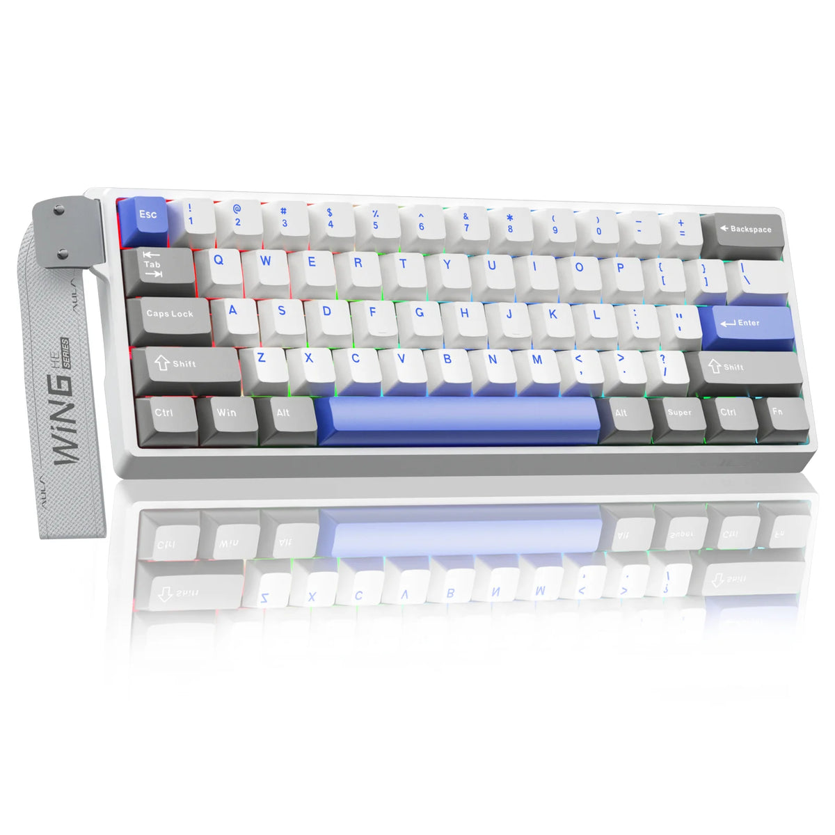 Teclado Gamer AULA WIN60 HE Pro MAX — Hall Effect Magnético 8000Hz Hot-Swap