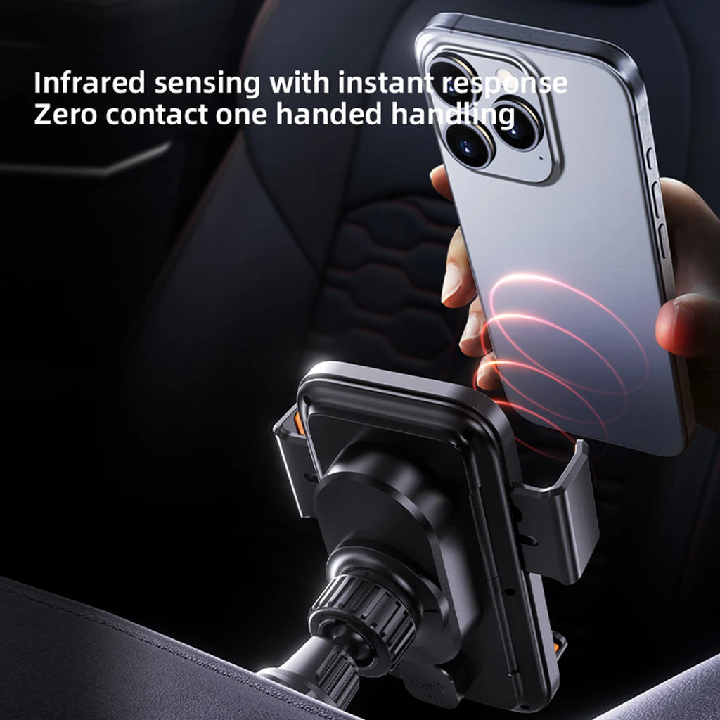 Suporte Veicular com Carregamento Sem Fio 15W Auto Sensor