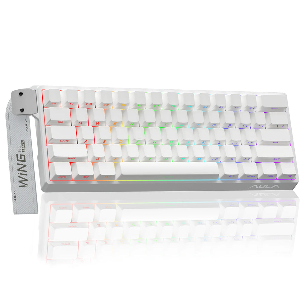 Teclado Gamer AULA WIN60 HE Pro MAX — Hall Effect Magnético 8000Hz Hot-Swap