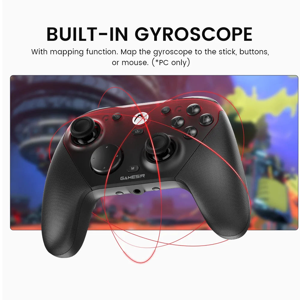Controle GameSir G7 Pro para Xbox — Hall Effect, Giroscópio 6 Eixos e 1000Hz