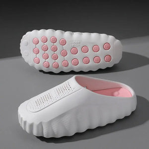 Chinelo Slide Massageador EVA — Antiderrapante, Leve e Respirável para Praia e Uso Diário