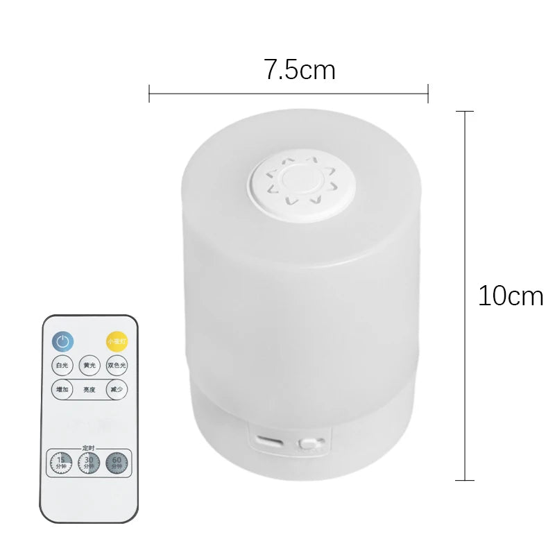 Luminária LED de Mesa Recarregável com Dimmer — dimensões (imagem 8 de 8)