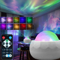 Projetor Aurora LED Galaxy — Luz Noturna RGB 7 Modos com Controle Remoto