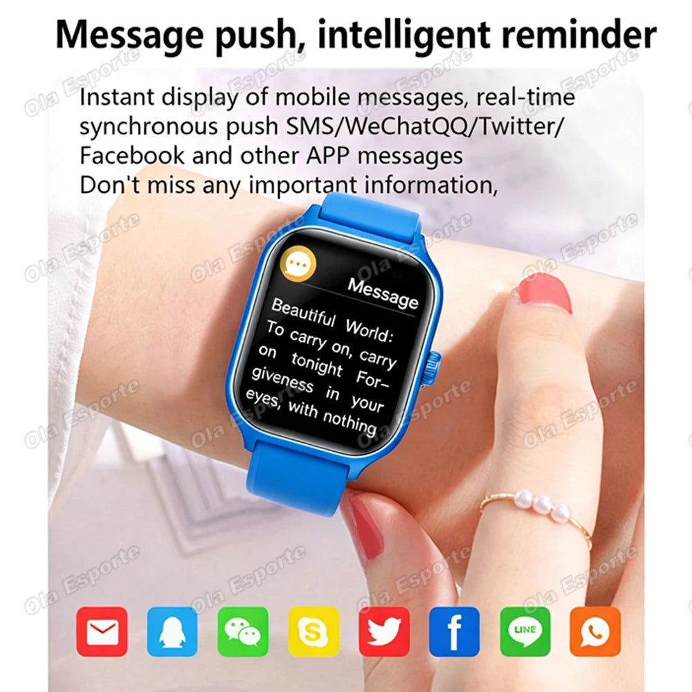Smartwatch Ola Esporte 2.01'' AMOLED com GPS e Chamadas Bluetooth