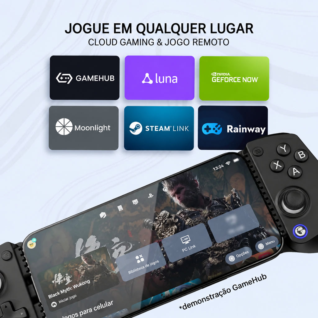 Controle GameSir X5 Lite para Celular — Hall Effect, Suporte Android e iPhone