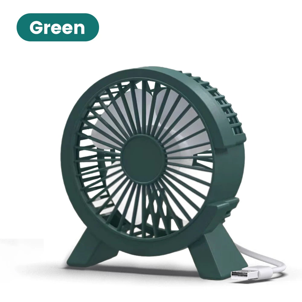 Mini Ventilador de Mesa USB Silencioso