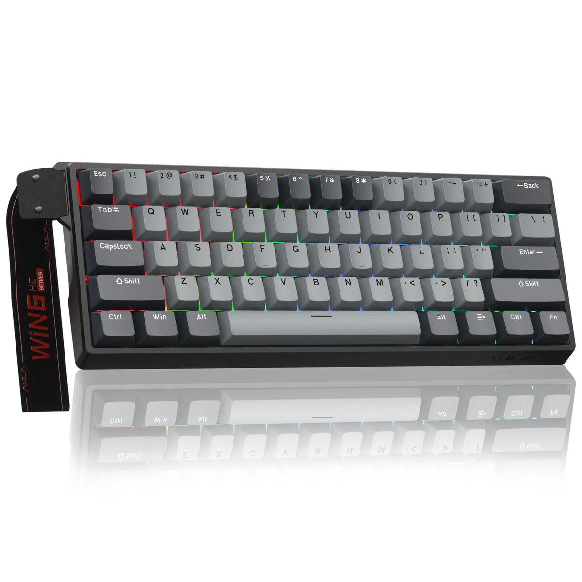 Teclado Gamer AULA WIN60 HE Pro MAX — Hall Effect Magnético 8000Hz Hot-Swap