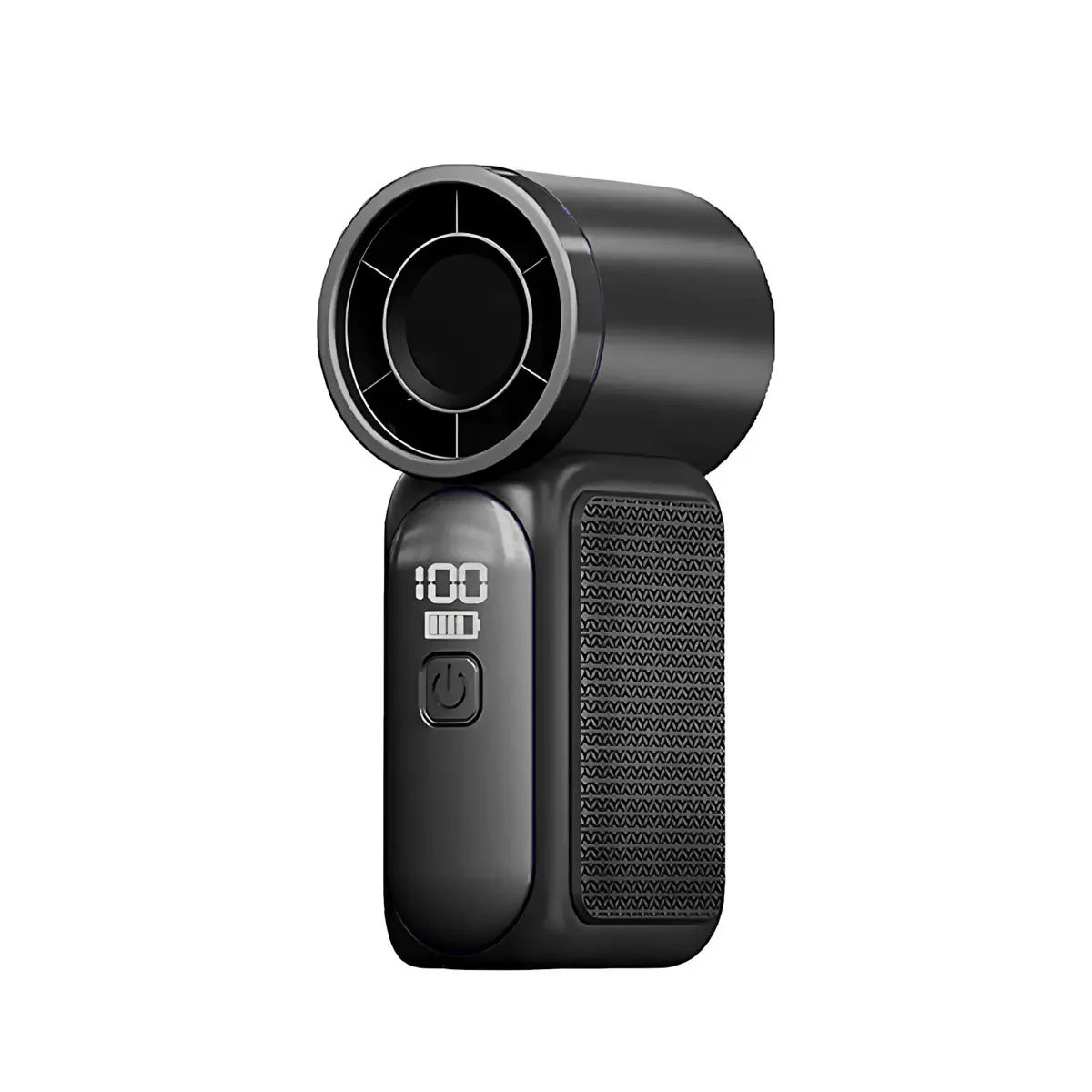 Mini Ventilador Portátil Recarregável 5 Velocidades com Display Digital