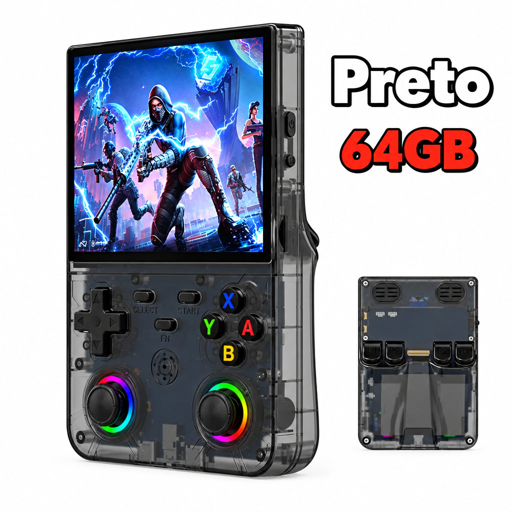 Console Portátil Retrô R36 Ultra X – Wi-Fi, Tela IPS 4.5", +40.000 Jogos