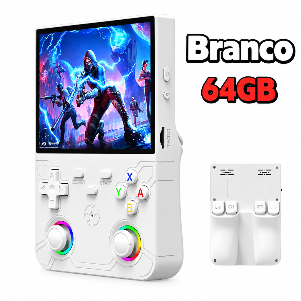 Console Portátil Retrô R36 Ultra X – Wi-Fi, Tela IPS 4.5", +40.000 Jogos