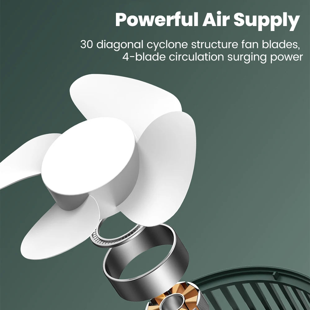 Mini Ventilador de Mesa USB Silencioso