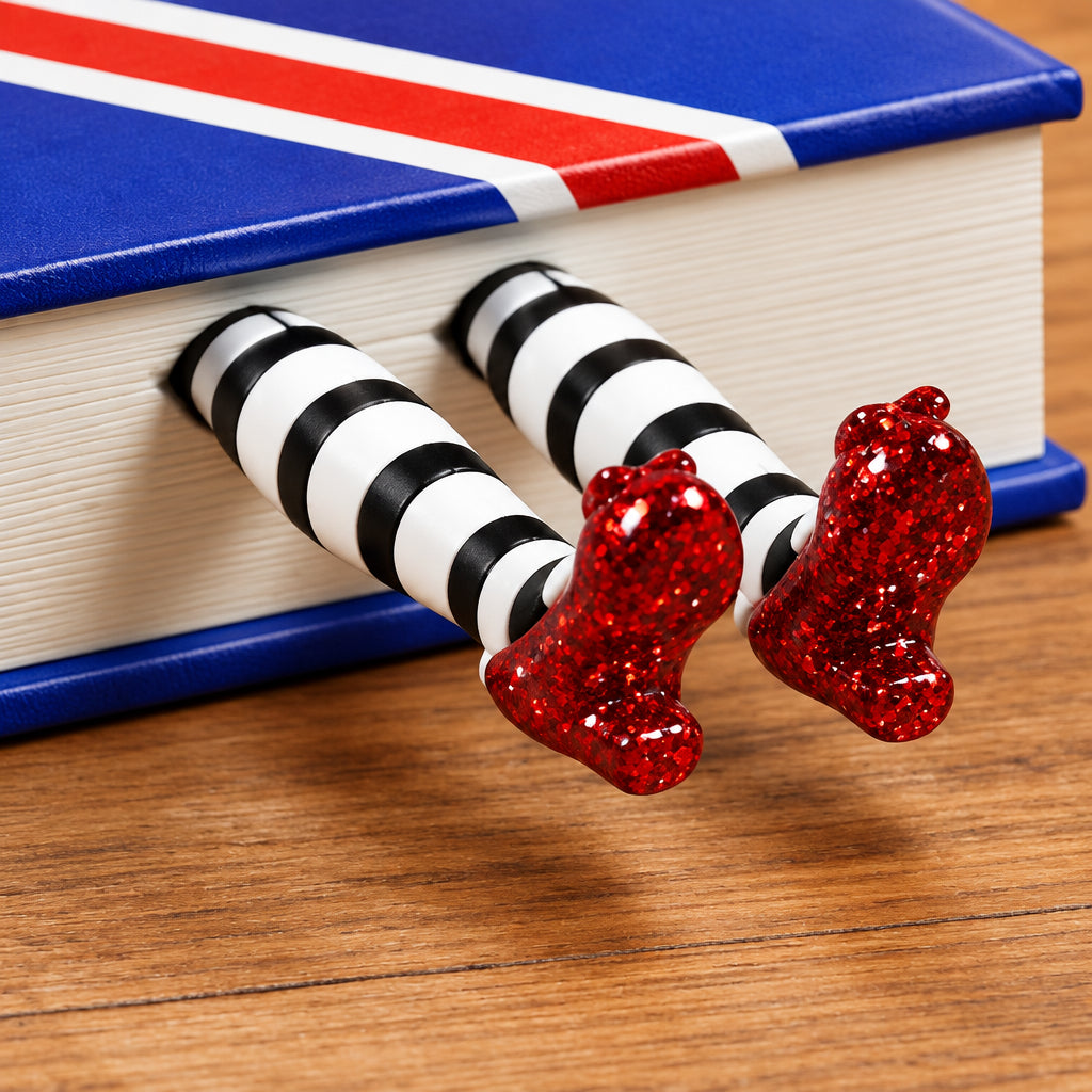 Marcador de Livro 3D Artesanal — Salto Alto Estiloso