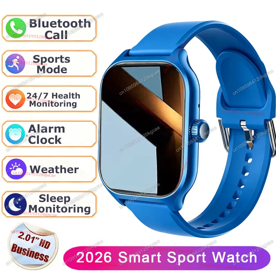 Smartwatch Ola Esporte 2.01'' AMOLED com GPS e Chamadas Bluetooth