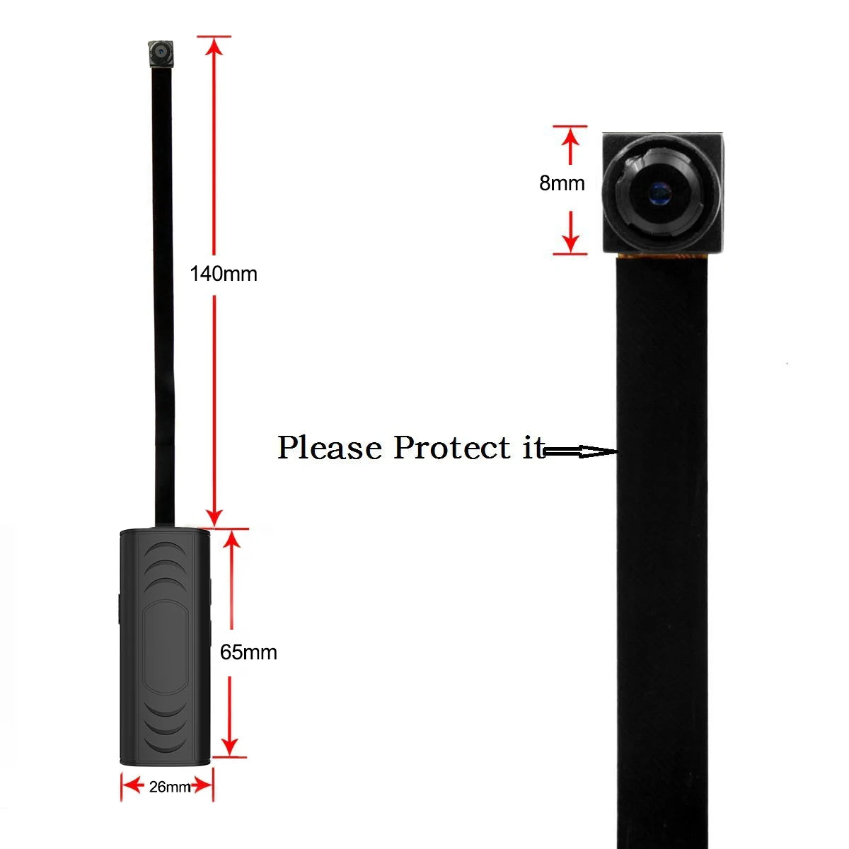 Mini Câmera Wi-Fi Portátil 1080P com Detecção de Movimento